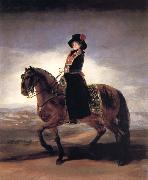 Maria Luisa on Horseback